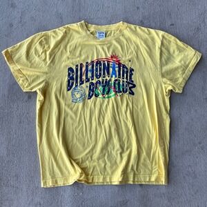 Billionaire Boys Club BBC Yellow‎ Astronaut Graphic T Shirt Men's Size XXL